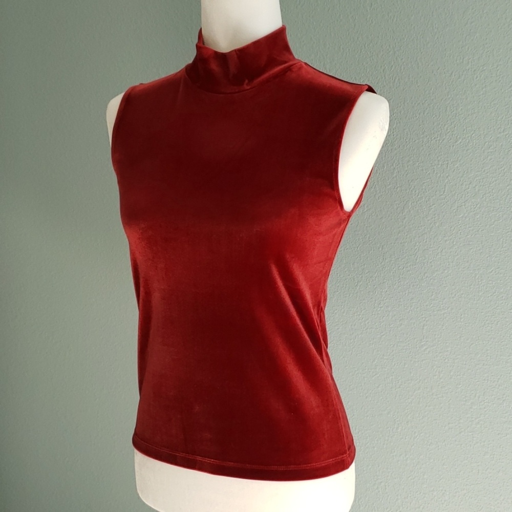 Ann Taylor Factory Sleeveless Velvet Top
